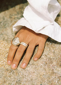 ANILLO CARACOLA PLATA