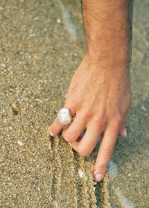 ANILLO CARACOLA PLATA