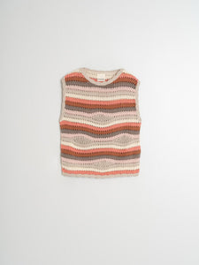 CHALECO PUNTO CROCHET