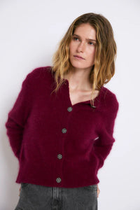 CHAQUETA LUISA BURGUNDY