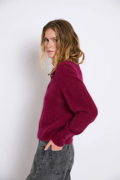 CHAQUETA LUISA BURGUNDY