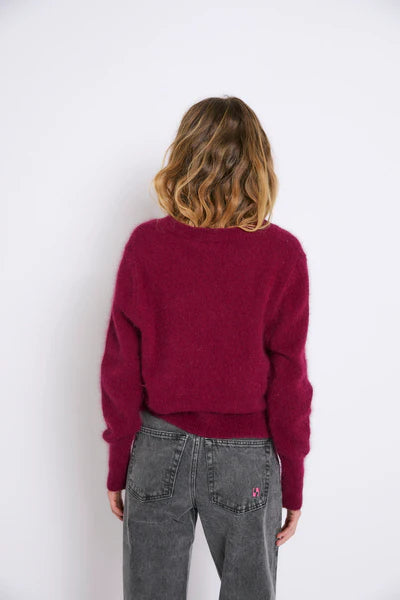 CHAQUETA LUISA BURGUNDY