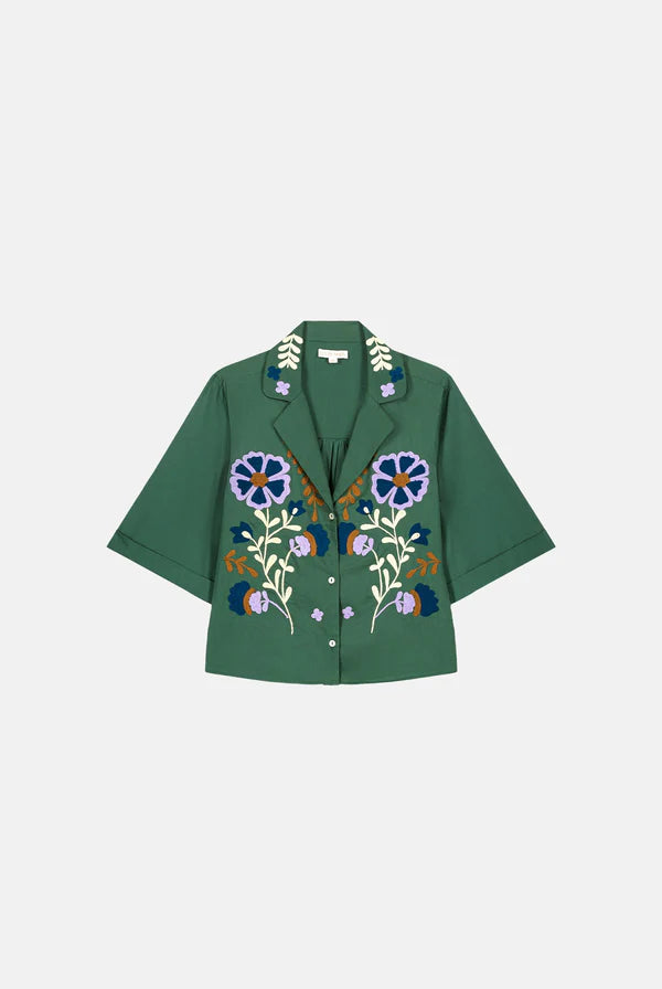 CAMISA EMILE TUSCAN GREEN