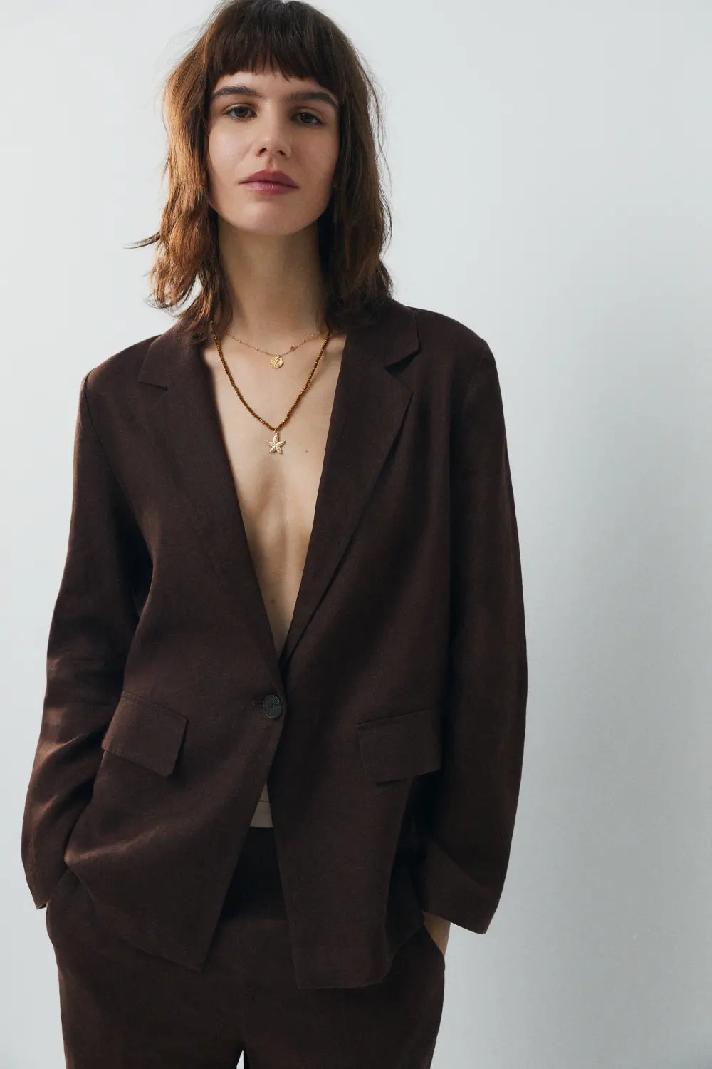 BLAZER PANAMÁ MARRÓN
