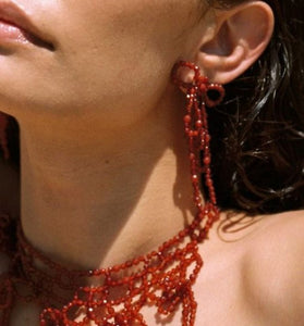 PENDIENTES ISIS GARNET