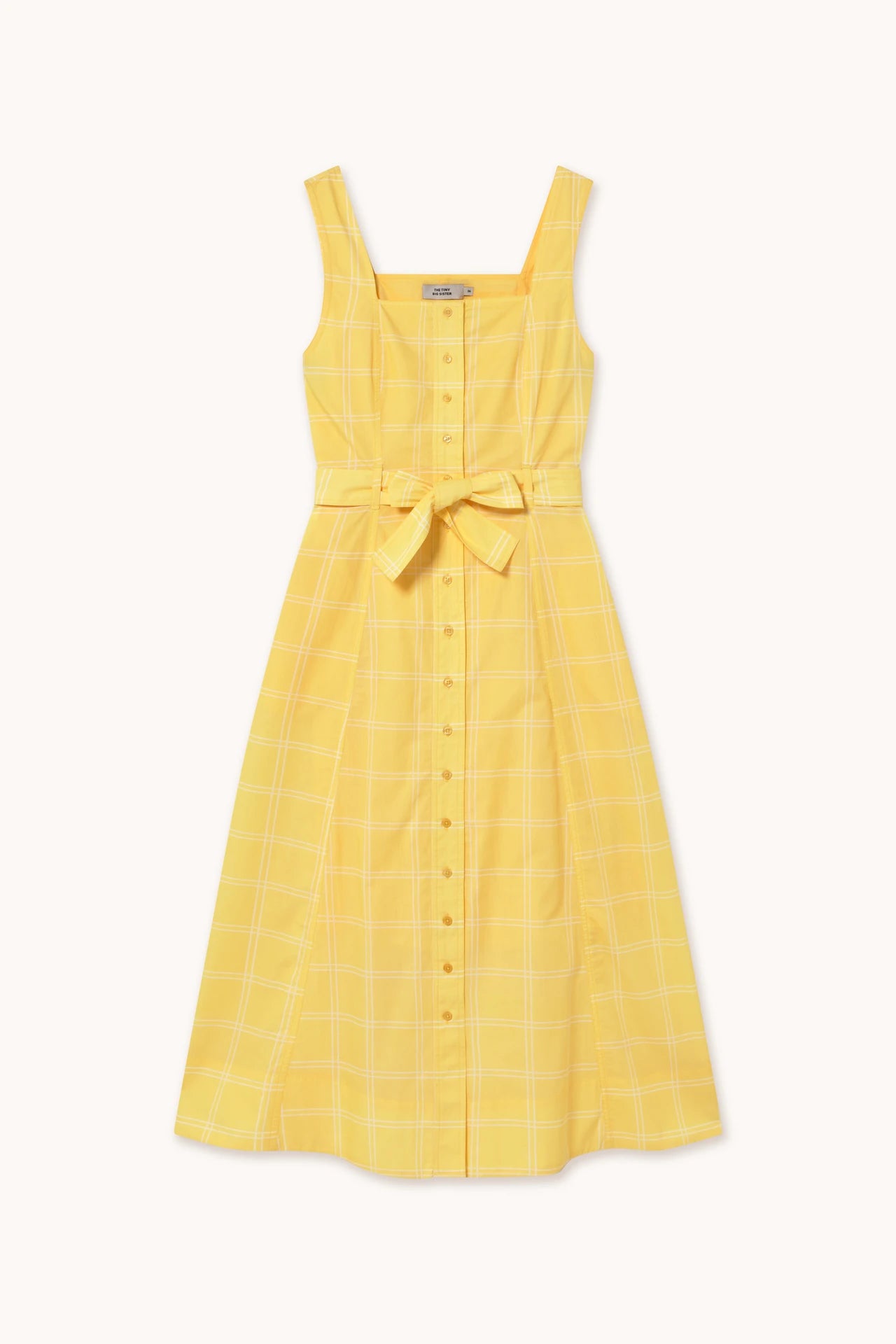 VESTIDO CORTES A CUADROS