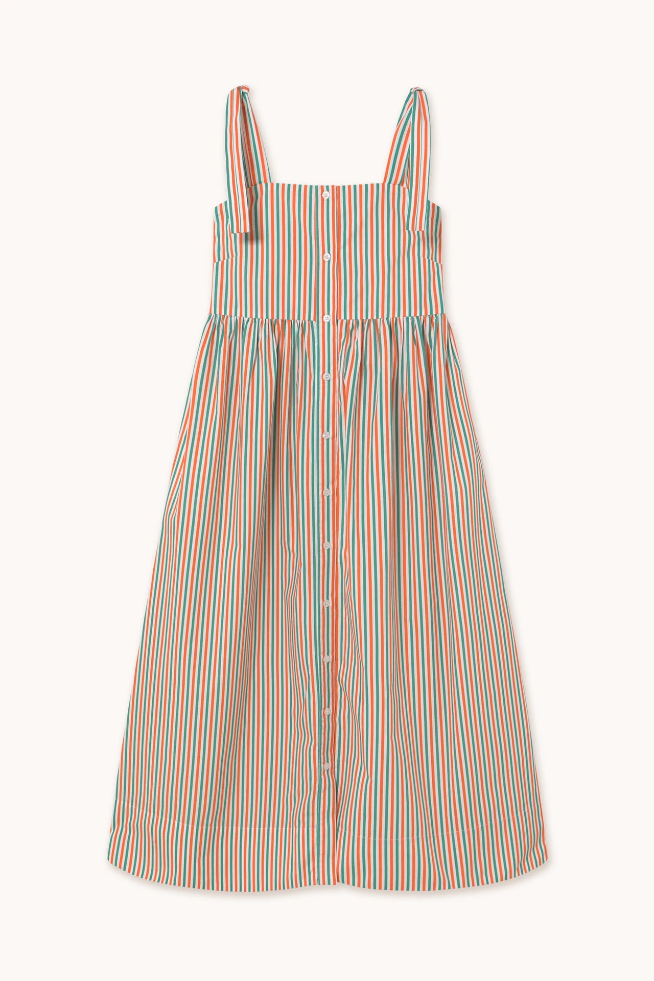 VESTIDO DE TIRANTES A RAYAS