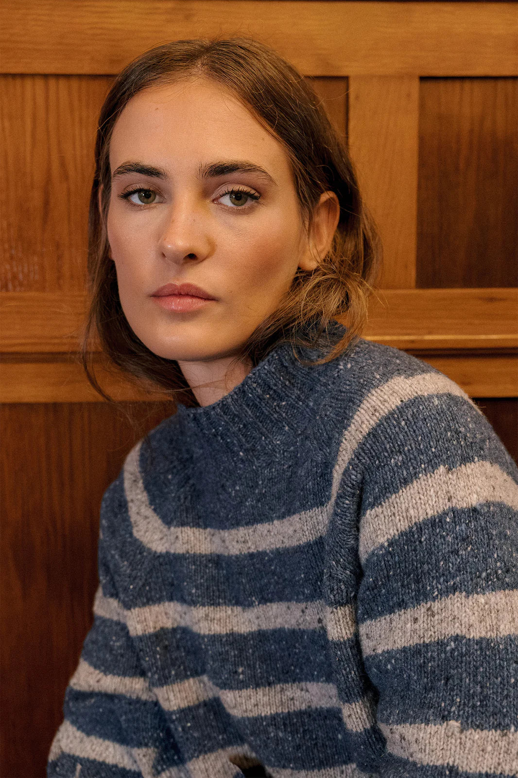 JERSEY A RAYAS CONTRASTE ÍNDIGO