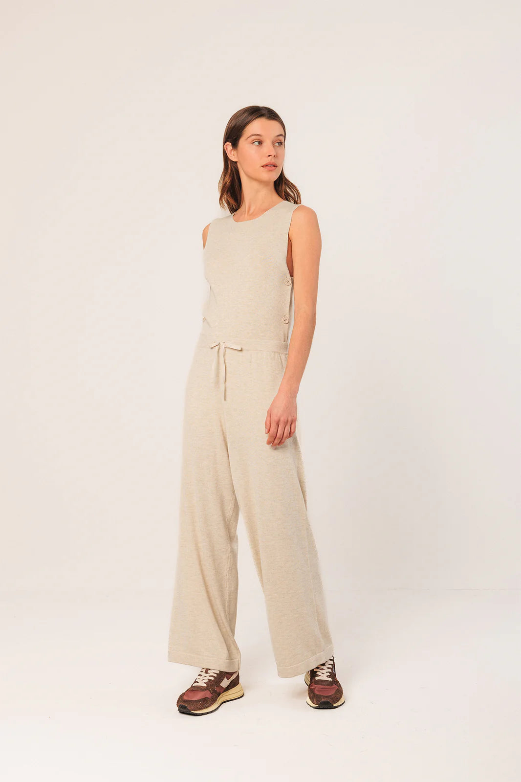 PANTALÓN AMPLIO SEAWOOL BEIGE