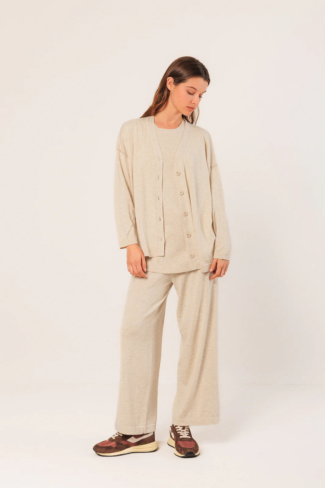 PANTALÓN AMPLIO SEAWOOL BEIGE