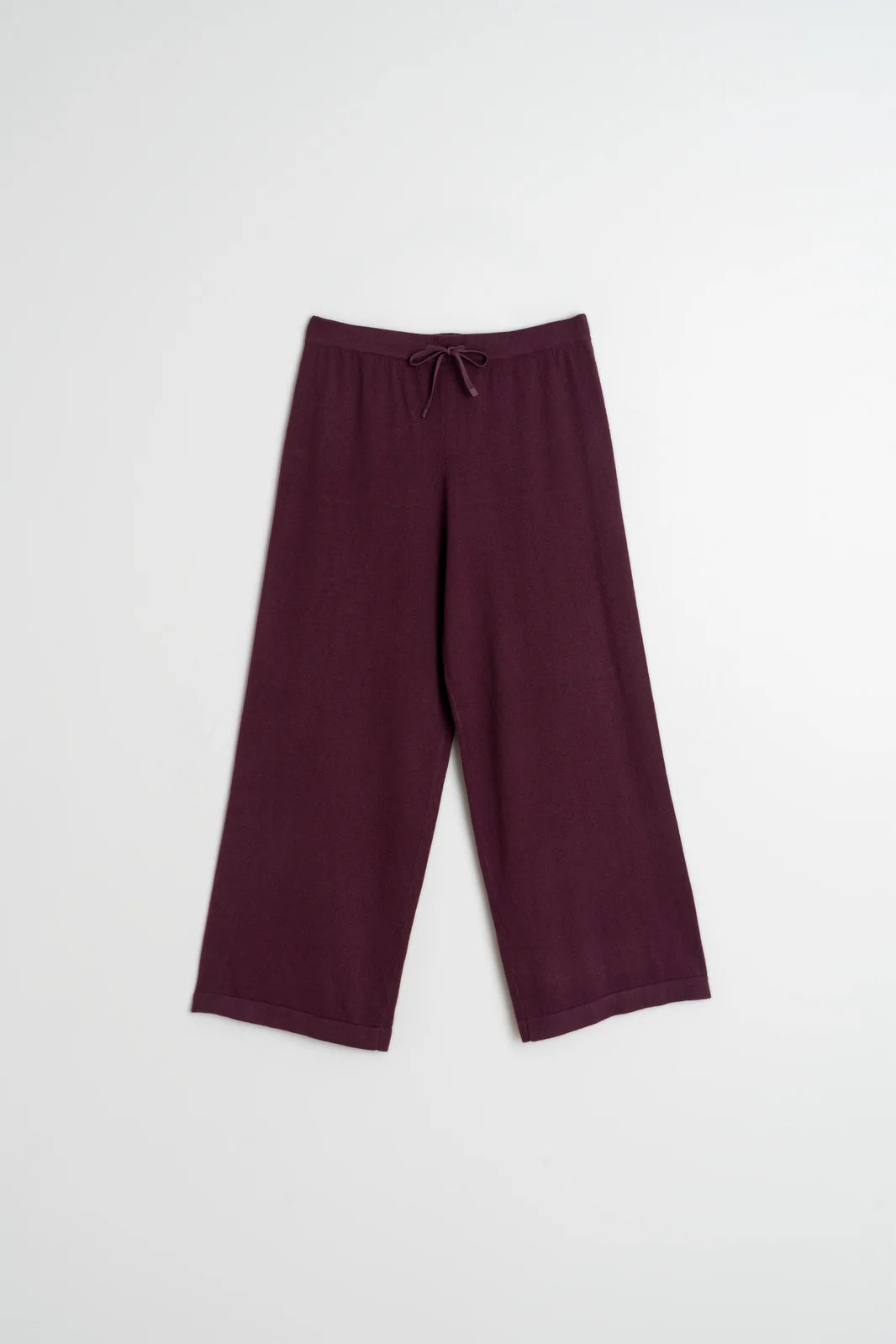 PANTALÓN AMPLIO SEAWOOL BERENJENA