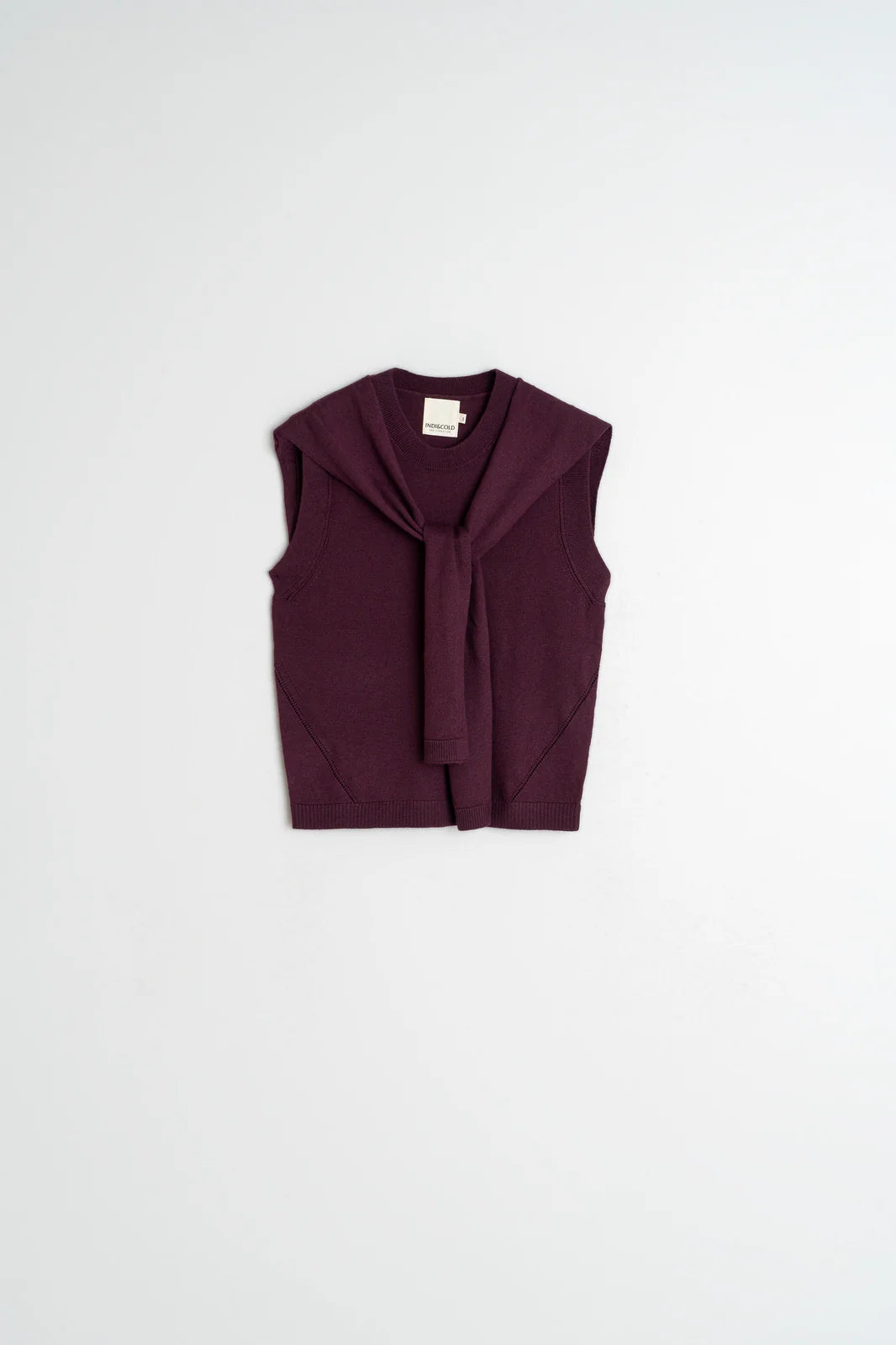 CHALECO CON JERSEY SEAWOOL BERENJENA