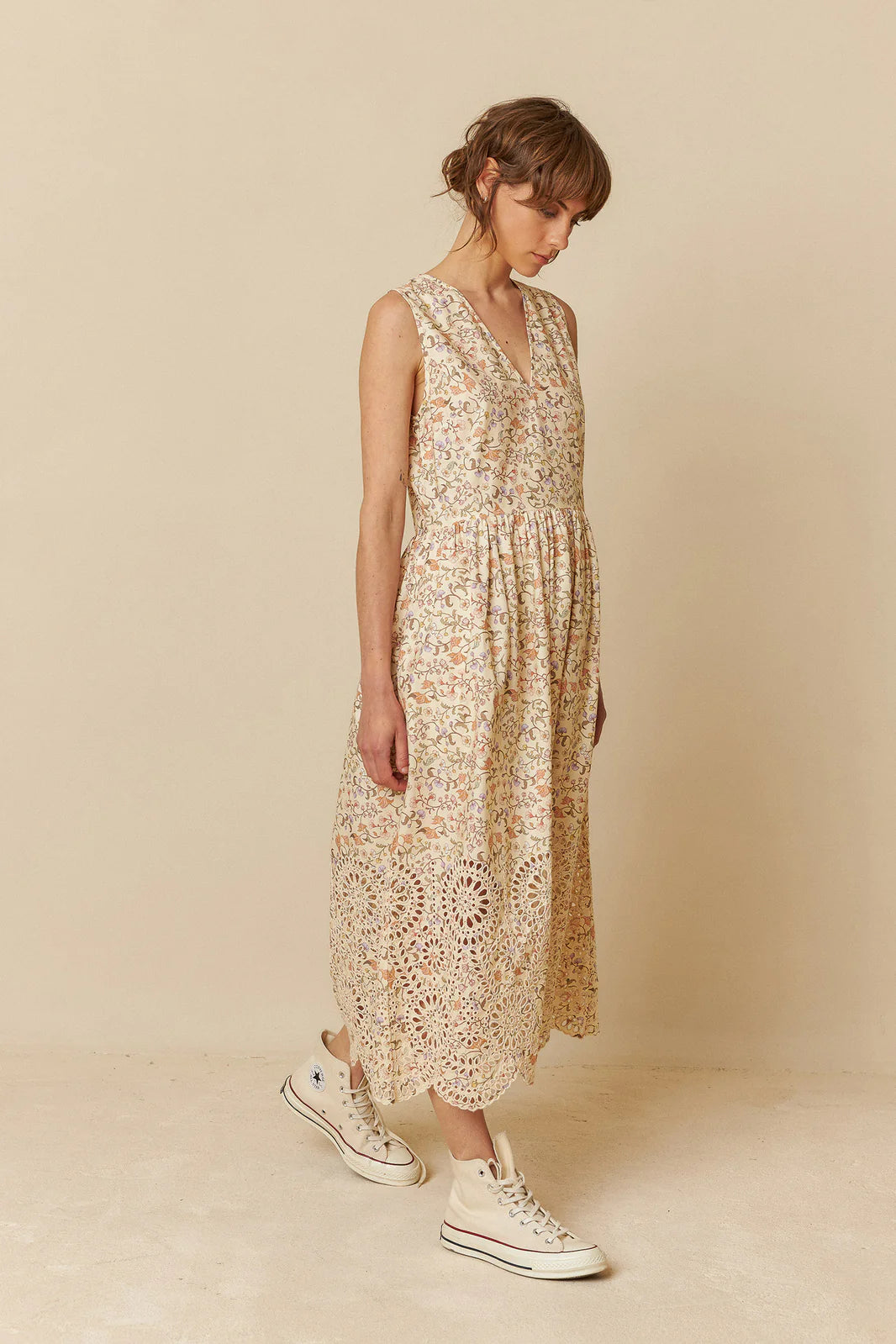 VESTIDO POPELIN BORDADO