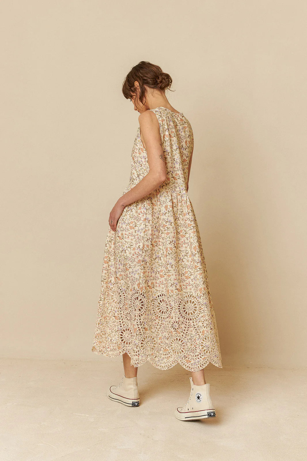 VESTIDO POPELIN BORDADO